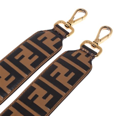 fendi bag strap black|replacement strap for Fendi bag.